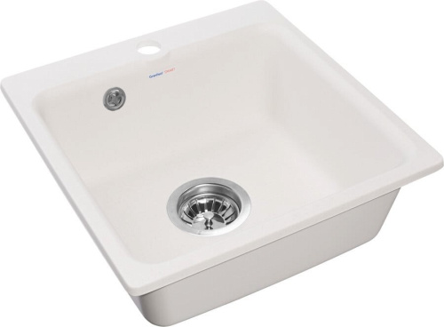 картинка Мойка кухонная GranFest Smart SM 430 белый от магазина Сантехстрой