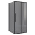 картинка Душевое ограждение Niagara Nova NG-85-11TB-TB100-34 (110х100х195) прямоугольник,черный матовый,дверь раздвижная,стекло тонированное,2 места от магазина Сантехстрой