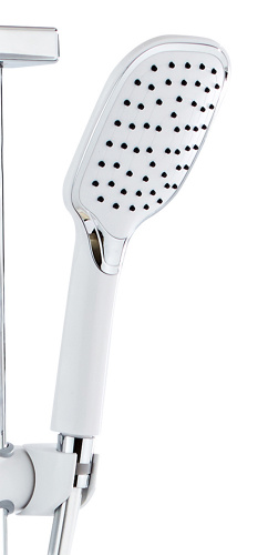 картинка Душевая система AZARIO с поворотным изливом, с термостатом, хром/белый (AZ-821) от магазина Сантехстрой