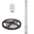 картинка Лента светодиодная 12В,  SMD5050, 14,4Вт/м,  60 LED/м,  2700К,  10мм,  3м,  для БП с клеммами,  IP20 LAMPER от магазина Сантехстрой
