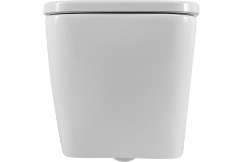 картинка Подвесной безободковый унитаз Art&Max MONZA с сиденьем в комплекте AM232CHR/SC от магазина Сантехстрой