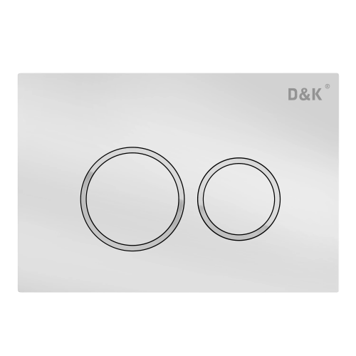 картинка Клавиша смыва D&K Bayern (арт.инсталл DI8050127);белый (DB1529016) от магазина Сантехстрой