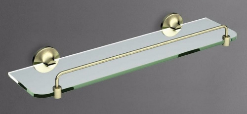 картинка Стеклянная полка Art&Max Bohemia AM-E-4282-Br Бронза от магазина Сантехстрой