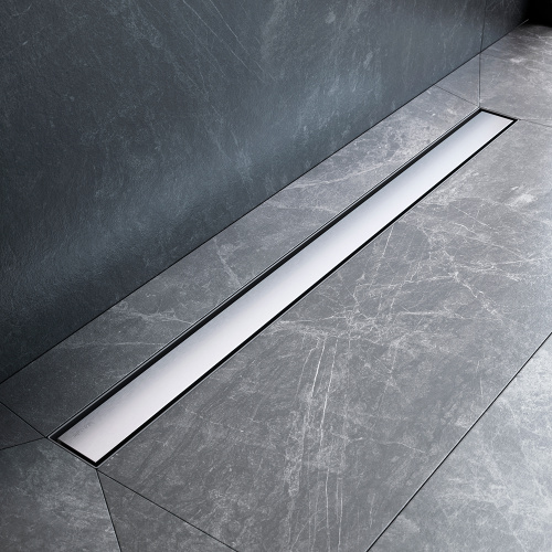 картинка W01SC-U11-090-04SB MasterFlow Трап для душа линейный универс затвор Tile 90см цвет сталь мат от магазина Сантехстрой