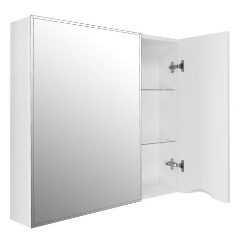 картинка Зеркало-шкаф Loranto Santorini 70 700х140х700 правый, белый (CS00086998) от магазина Сантехстрой