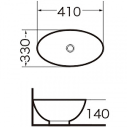 картинка Раковина-чаша Grossman 41 GR-3018 Белая от магазина Сантехстрой