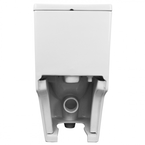 картинка Унитаз-моноблок Creo Ceramique ONE 370х720х760 безободковый, в комплекте с быстросъемным сиденьем микролифт (ON0101) от магазина Сантехстрой