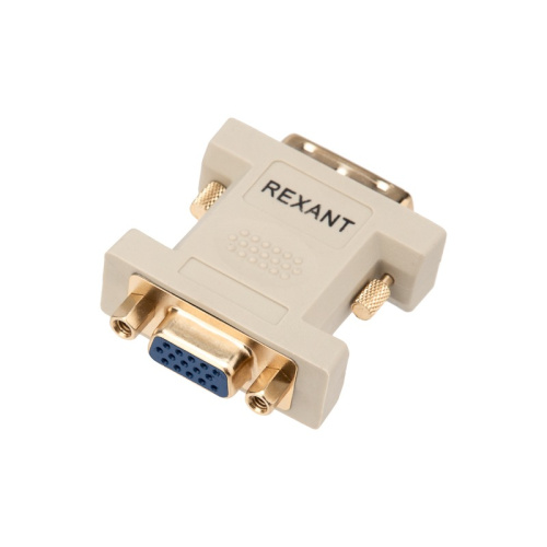 картинка Переходник штекер DVI-I - гнездо VGA REXANT от магазина Сантехстрой