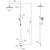 картинка Душевая система Milardo Shower Set 3703F24M76 Хром от магазина Сантехстрой