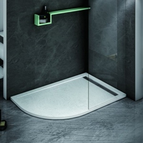 картинка Душевой поддон из искусственного камня Cezares Tray 120x90 TRAY-AS-RH-120/90-550-30-W-R Белый от магазина Сантехстрой