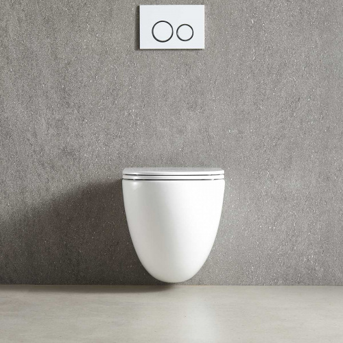 картинка Унитаз подвесной Tornado Bien VT1-51T, цвет белый, ультратонкое soft-close сиденье от магазина Сантехстрой