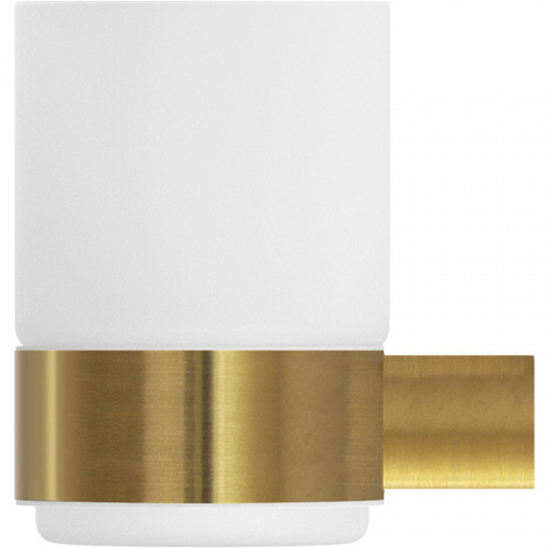 картинка Стакан для зубных щеток Cezares Stylus STYLUS-TUMS-BORO Брашированное золото от магазина Сантехстрой