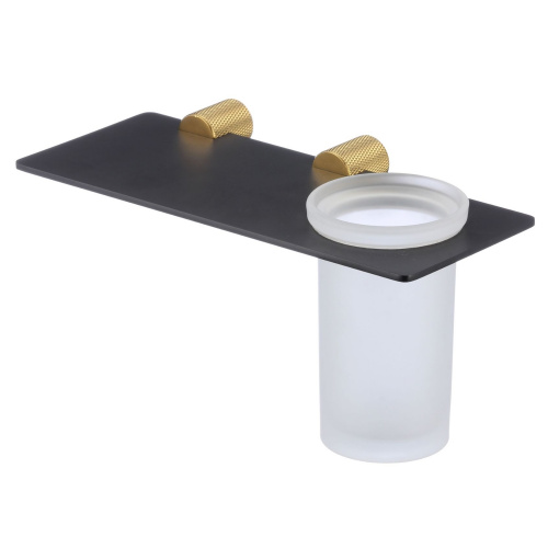 картинка Стакан стеклянный с настенным держателем Savol (S-002158HB) от магазина Сантехстрой