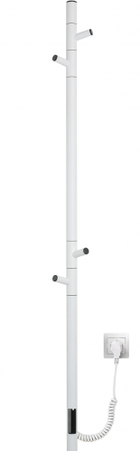 картинка Полотенцесушитель электрический Vincea VTD-1DWE 15х140, белый, таймер от магазина Сантехстрой