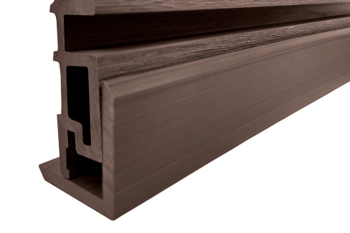 картинка Gardeck Уголок ДПК 50*50*3000мм для вертикальной стеновой панели NauticPrime, цвет Венге от магазина Сантехстрой