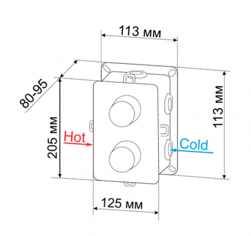 картинка Душевая система RGW Shower Panels SP-6143-01 50140801-01 Хром от магазина Сантехстрой