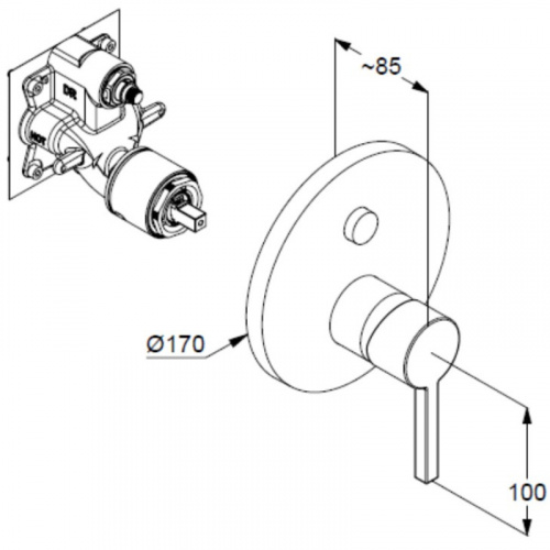 фото смеситель для ванны kludi nova fonte pura 206590515