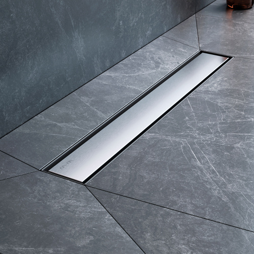 картинка W01SC-U11-050-04SB MasterFlow Трап для душа линейный универс затвор Tile 50см цвет сталь мат от магазина Сантехстрой