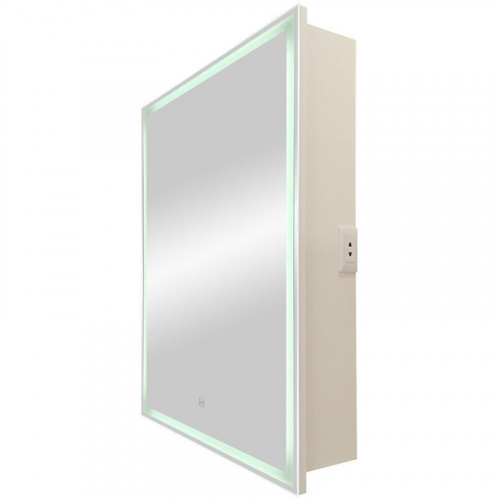 картинка Зеркальный шкаф 60x80 см белый L Art&Max Techno AM-Tec-600-800-1D-L-DS-F от магазина Сантехстрой