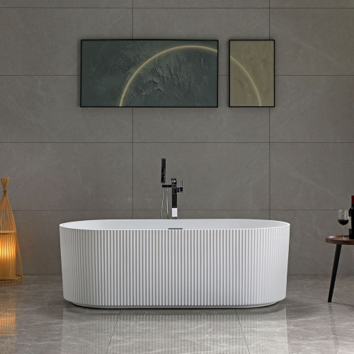 картинка Ванна акриловая Vincea VBT-426-1700MW, белый матовый, щелевой перелив, слив белый от магазина Сантехстрой