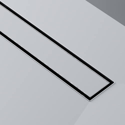 картинка W01SC-U11-090-04SB MasterFlow Трап для душа линейный универс затвор Tile 90см цвет сталь мат от магазина Сантехстрой