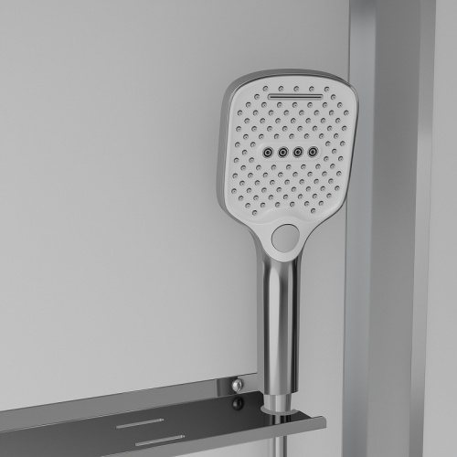 картинка Душевая кабина Black&White Galaxy G8895 100х100 889500 с паром без гидромассажа от магазина Сантехстрой