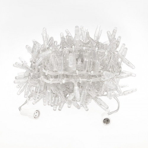 картинка Гирлянда Кластер 10 м,  прозрачный ПВХ IP65, 200 LED,  белый,  соединяется от магазина Сантехстрой