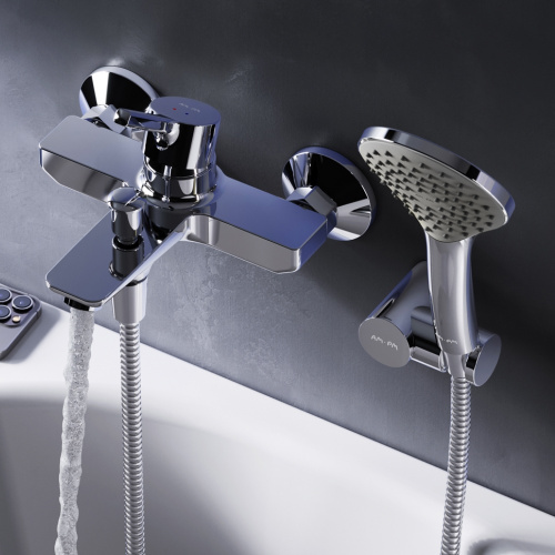 фото f85b15000 x-joy s, смеситель д/ванны/душа, душ.набор, хром, шт.