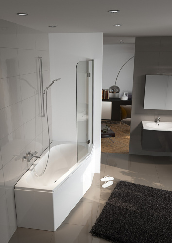 картинка Акриловая ванна Riho Delta 150x80 B067001005 (BB8100500000000) L без гидромассажа от магазина Сантехстрой
