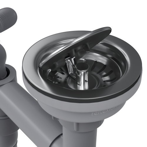 картинка Выпуск для кухонной мойки Reflexion Part RX9003SS полированная сталь от магазина Сантехстрой