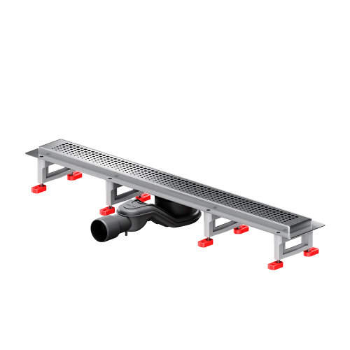 картинка W01SC-P11-070-01SB MasterFlow Трап для душа линейный универс затвор Cut Gradient 70см цвет сталь мат от магазина Сантехстрой