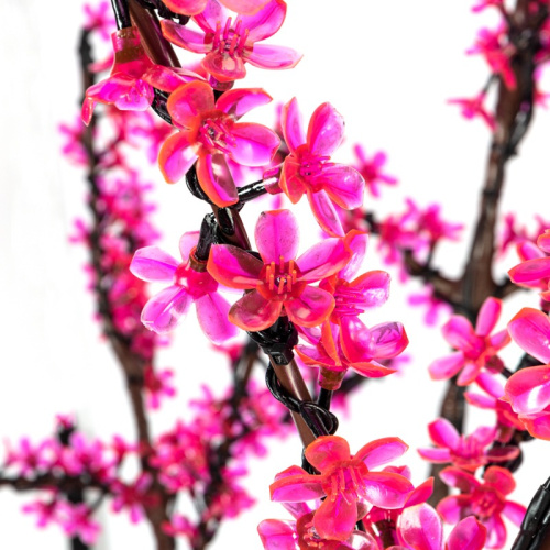 картинка Светодиодное дерево Сакура,  высота 1,5м,  диаметр кроны 1,8м,  розовые светодиоды,  IP65, понижающий трансформатор в комплекте NEON-NIGHT от магазина Сантехстрой