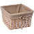 картинка Корзина для белья WasserKRAFT Kammel 32x32x20 WB-180-M Кремовая от магазина Сантехстрой