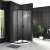 картинка Душевой уголок BelBagno Uno 90х90 UNO-195-P-2-90-C-NERO профиль Черный матовый стекло прозрачное магазин Сантехстрой являющийся официальным дистрибьютором в России картинка Душевой уголок BelBagno Uno 90х90 UNO-195-P-2-90-C-NERO профиль Черный матовый стекло прозрачное от магазина Сантехстрой