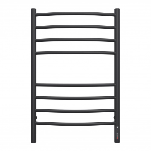 картинка Классик П8 500х800 электро КС ЧЕРНЫЙ МУАР ( new встроен диммер) Полотенцесушитель TERMINUS от магазина Сантехстрой