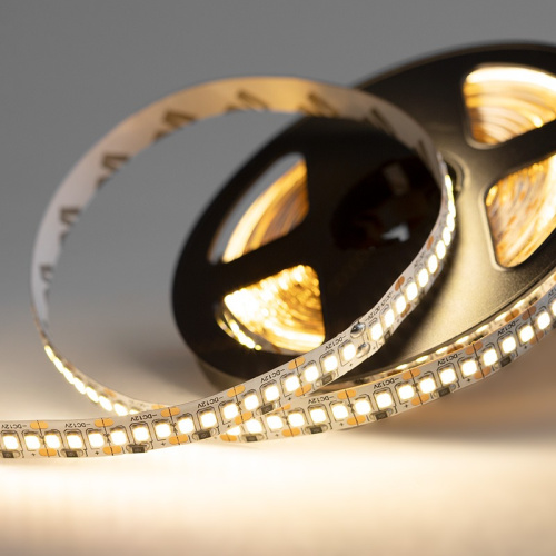 картинка LED лента 5м 12 В,  10 мм,  IP23, SMD 2835, 240 LED/m,  цвет свечения теплый белый (3000 К) LAMPER от магазина Сантехстрой