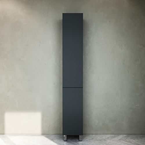 картинка M91CSR0306GM GEM S, шкаф-колонна, напольный, правый, 30 см, графит матовый от магазина Сантехстрой
