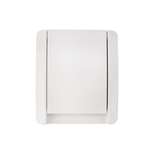 картинка Розетка одноместная INDUSTRIAL IP54 с заземлением,  о/у,  белая KRANZ от магазина Сантехстрой