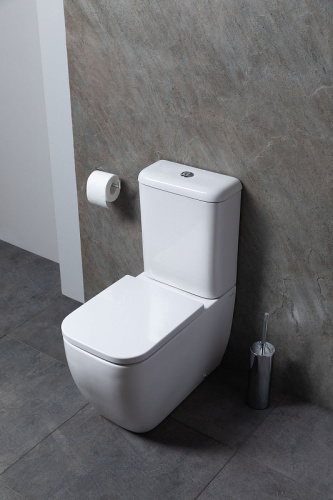 картинка Унитаз компакт Allen Brau Infinity 4.21001.20 Белый без бачка и сиденья от магазина Сантехстрой