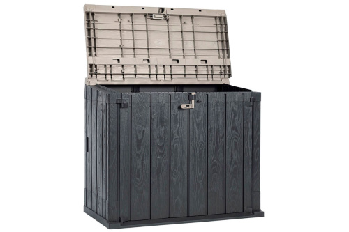 картинка Toomax, Италия Ящик пластиковый TOOMAX STORA WAY PLUS XL 1270л, антрацит/светло-серый от магазина Сантехстрой