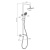 картинка D0710400 Futura душевая система с душевым ТМС смесителем, хром от магазина Сантехстрой