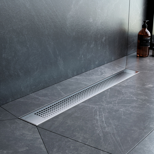 картинка W02SC-P11-060-01SB PrimeFlow Трап для душа линейный универс затвор Cut Gradient 60см цвет сталь мат от магазина Сантехстрой