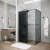 картинка Душевое ограждение Grossman Galaxy 100.K33.01.100.21.10-200.K33.01.80.21.10 (100х80х195) раздвижная,черный матовый,стекло тонированное,2 места от магазина Сантехстрой