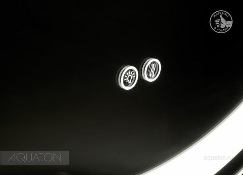 картинка Зеркало AQUATON Анелло 85x85 c подсветкой, белое (1A260802AK010) от магазина Сантехстрой