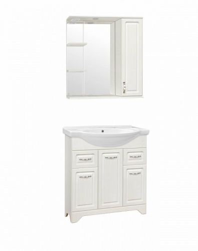 картинка Зеркальный шкаф Style Line лс-00000203 Белый от магазина Сантехстрой