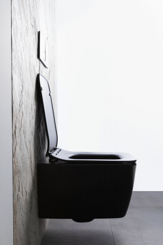 картинка Чаша подвесного унитаза Allen Brau Liberty 4.33007.31 черный матовый от магазина Сантехстрой