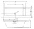 картинка Акриловая ванна Riho Rething Cubic 160х70 B104001005 (BR0600500000000) без гидромассажа от магазина Сантехстрой