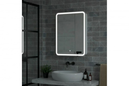 картинка Зеркало-шкаф Reflection Circle led 550x800 RF2107SR от магазина Сантехстрой