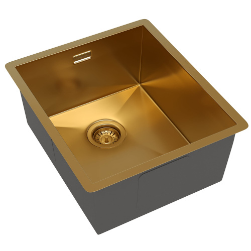 картинка Кухонная мойка Reflexion Como RX2038GD брашированное золото от магазина Сантехстрой