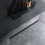картинка W01SC-S11-080-05BM MasterFlow Трап для душа линейный универс затвор Slim line 80см цвет черн мат от магазина Сантехстрой
